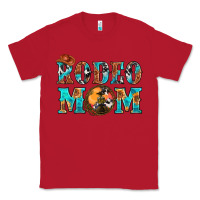 Red Western Rodeo Mom Classic Tee - BundleAndBundleShop