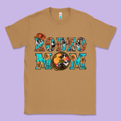 Western Rodeo Mom Classic Tee Designed By Bundleandbundleshop