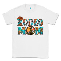 White Western Rodeo Mom Classic Tee - BundleAndBundleShop