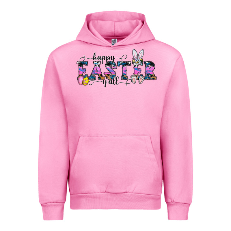 Happy Easter Y'all Urban Hoodie by CowhideDigitalArt | Teevron