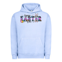 Pigment Grape Ice Happy Easter Y'all Urban Hoodie - CowhideDigitalArt