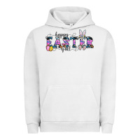 Pigment Lunar Rock Happy Easter Y'all Urban Hoodie - CowhideDigitalArt