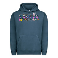 Pigment Midnight Navy Happy Easter Y'all Urban Hoodie - CowhideDigitalArt