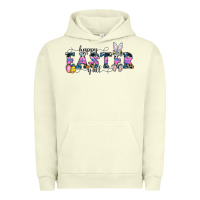 Pigment Pistachio Happy Easter Y'all Urban Hoodie - CowhideDigitalArt