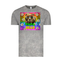 Cloud Rock Western Papa Bear LGBTQ+ Tumbler Vintage Tee - BundleAndBundleShop