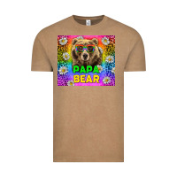 Vintage Coffee Western Papa Bear LGBTQ+ Tumbler Vintage Tee - BundleAndBundleShop