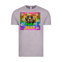 Vintage Zinc Western Papa Bear LGBTQ+ Tumbler Vintage Tee - BundleAndBundleShop