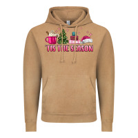 Vintage Camel tis the season pink christmas Vintage Hoodie - MaliasSmallBusiness