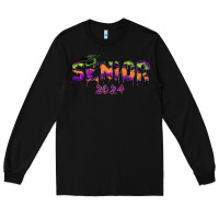 Black senior 2024 halloween Long Sleeve Tee - RanaPortraitStore