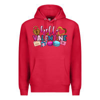 Cardinal hello valentine Premium Hoodie - OliviaCreatesArt