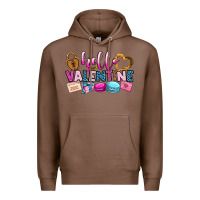 Chestnut hello valentine Premium Hoodie - OliviaCreatesArt