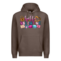 Coffee hello valentine Premium Hoodie - OliviaCreatesArt