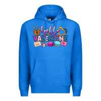 True Royal hello valentine Premium Hoodie - OliviaCreatesArt