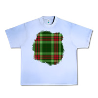Grape Ice Christmas Tartan Patch Urban Heavy Tee - BundleAndBundleShop