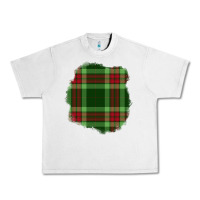 Lunar Rock Christmas Tartan Patch Urban Heavy Tee - BundleAndBundleShop