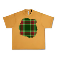 Christmas Tartan Patch Urban Heavy Tee | Teevron