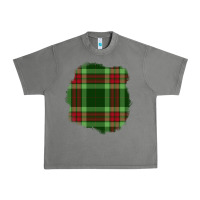 Tornado Christmas Tartan Patch Urban Heavy Tee - BundleAndBundleShop