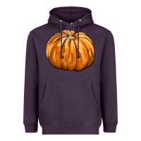 Plum Pumpkin Heavyweight Hoodie - FaDigitalArtStudio