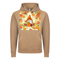 Vintage Coffee fall gnome Vintage Hoodie - MaliasSmallBusiness