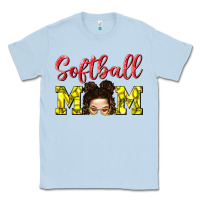 Dusty Blue Softball Mom Classic Tee - BundleAndBundleShop
