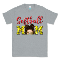 Heather Grey Softball Mom Classic Tee - BundleAndBundleShop