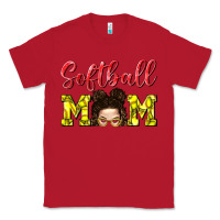 Red Softball Mom Classic Tee - BundleAndBundleShop