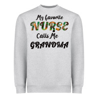 Heather Grey My Favorite Nurse Calls Me Grandma Heavyweight Sweatshirt - Bettercallsaul