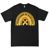 Black Childhood cancer awareness rainbow Premium Tee - Jasminsmagicworld