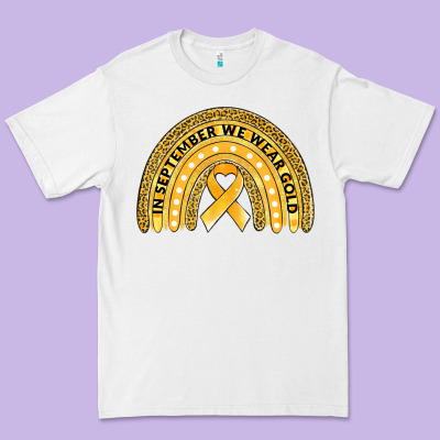 Childhood Cancer Awareness Rainbow Premium Tee Designed By Jasminsmagicworld