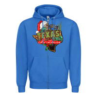 True Royal texas christmas Zipper Hoodie - CowGirlArtShop