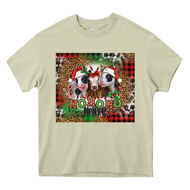 Ho Ho Ho Heifer Christmas Heifers Heavy Core Tee by Jasminsmagicworld | Teevron