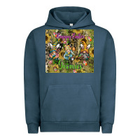 Pigment Midnight Navy easter gnome celebration Urban Hoodie - CowhideDigitalArt