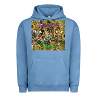 Pigment Pebble Blue easter gnome celebration Urban Hoodie - CowhideDigitalArt