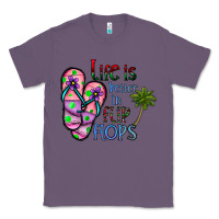 Lavender life is better İn flip flops Classic Tee - CowhideDigitalArt