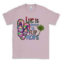 Lilac life is better İn flip flops Classic Tee - CowhideDigitalArt