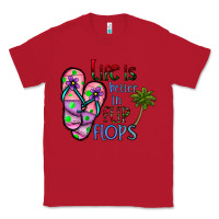 Red life is better İn flip flops Classic Tee - CowhideDigitalArt