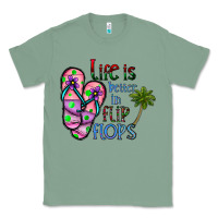 Sage life is better İn flip flops Classic Tee - CowhideDigitalArt