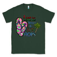 Sports Green life is better İn flip flops Classic Tee - CowhideDigitalArt