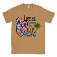 Toasted Coconut life is better İn flip flops Classic Tee - CowhideDigitalArt