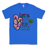 True Royal life is better İn flip flops Classic Tee - CowhideDigitalArt