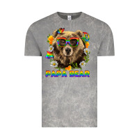 Cloud Rock Papa Bear Pride LGBTQ+ Vintage Tee - BundleAndBundleShop