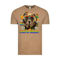 Vintage Coffee Papa Bear Pride LGBTQ+ Vintage Tee - BundleAndBundleShop