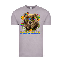 Vintage Zinc Papa Bear Pride LGBTQ+ Vintage Tee - BundleAndBundleShop