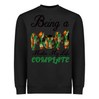 Black Being A Mom Makes My Life Complete For dark Heavyweight Sweatshirt - Bettercallsaul