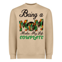 Being A Mom Makes My Life Complete For Dark Heavyweight Sweatshirt | Teevron