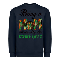 Navy Being A Mom Makes My Life Complete For dark Heavyweight Sweatshirt - Bettercallsaul
