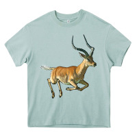 Impala Antelope Illustrations Heavy Core Tee | Teevron