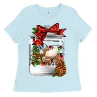 Baby Blue Christmas cookie jar Ladies Tee - Jasminsmagicworld