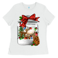 White Christmas cookie jar Ladies Tee - Jasminsmagicworld