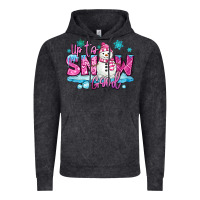Vintage Black up to snow good pink christmas winter snowman Vintage Hoodie - MaliasSmallBusiness